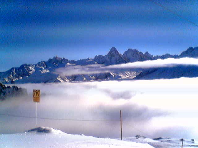 Galet fin dag när man väl passerade molnen.. Foto: Anders Lagerström.