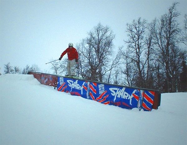 Tävling i Tärnaby... Foto: Dina Tuven. Åkare: Morten Fredriksen.