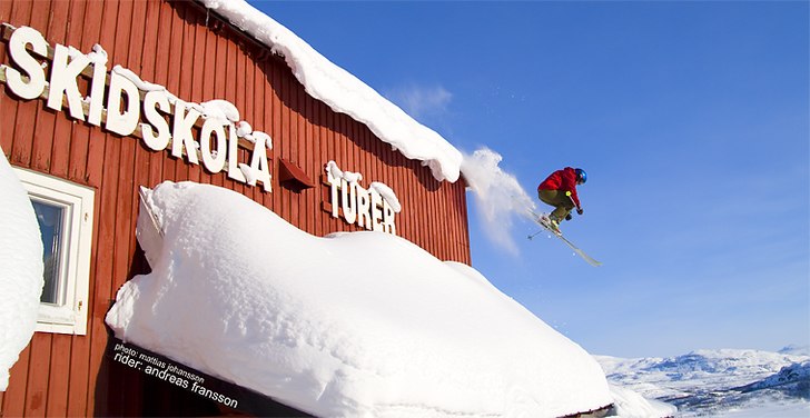 Andreas Fransson var uppe tidigare än alla gäste. Foto: Mattias Johansson. Åkare: Andreas Fransson.