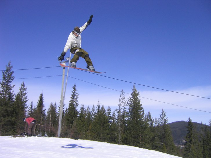 Jimmie i Bigjumpet (Dock ihopsmält). Foto: Mikael Svensson. Åkare: Jimmie Olsson.