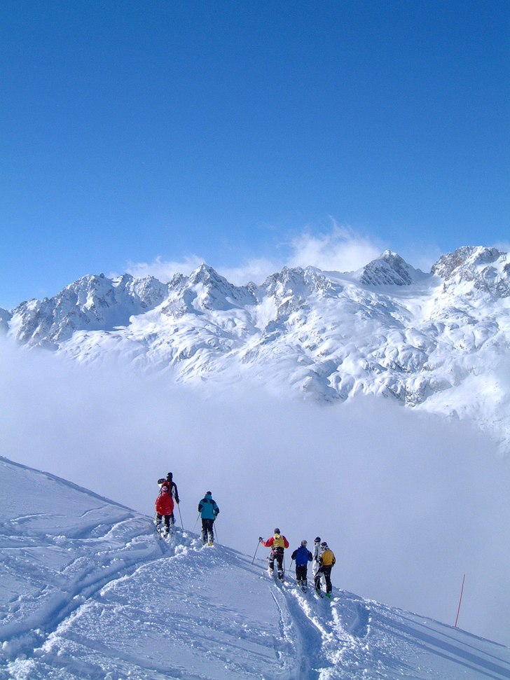 Min favoritbild. Magisk med molnen och mina kompis. Foto: Leif Olsson. Åkare: UCPA grupp.