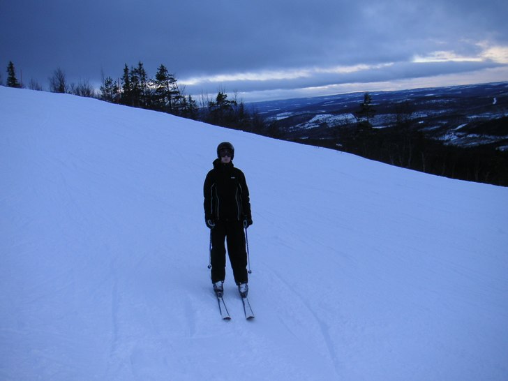 En grymt bra dag i backarna!!. Foto: Andreas Thelander. Åkare: Kalle Andersson.
