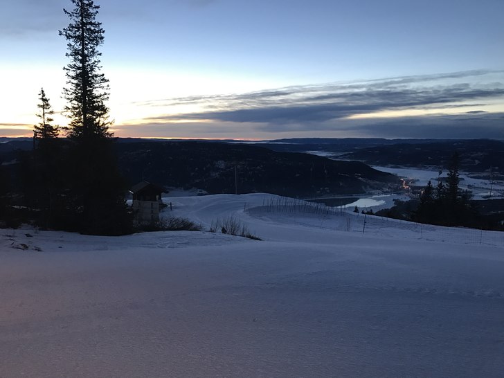 Solen titter frem i dag også!
Nok en flott dag p�.