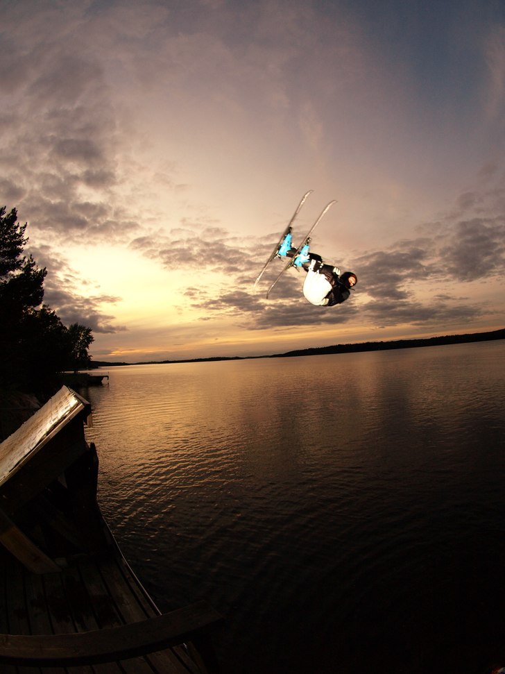 En clean bild av runan från Bosön igår.. Foto: Alexander Runhellen. Åkare: Filip personne.