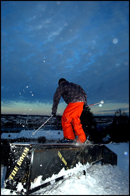 rail. Foto: Niklas Sundin. Åkare: Gustav Snell.