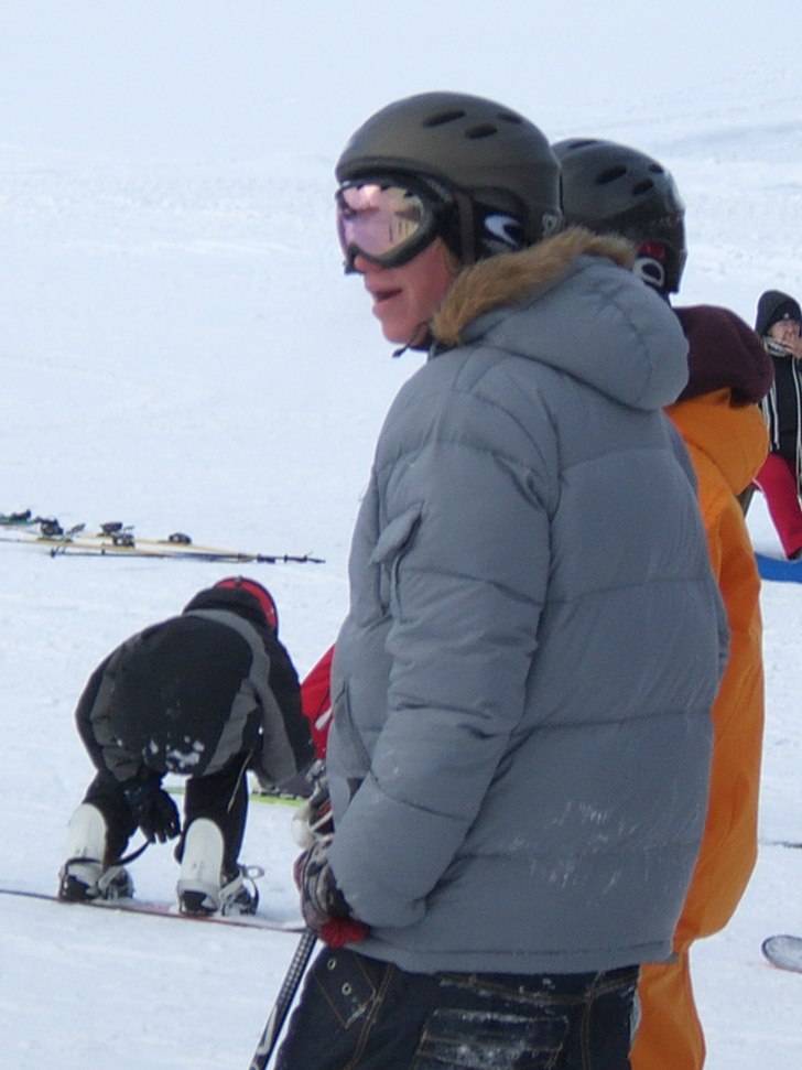 jag och johan. Foto: min mor. Åkare: jag och johan.