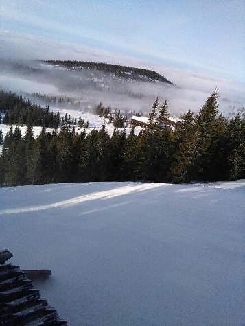 Sol i høyden..
..og knall skiføre!.