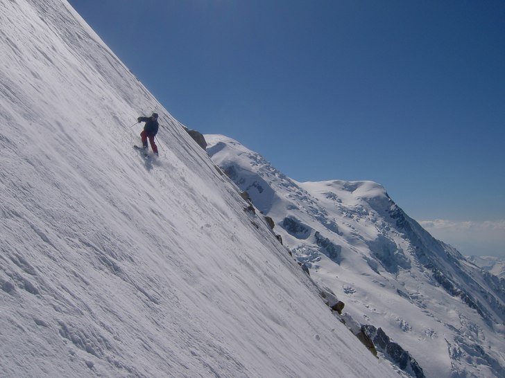 Pirr i magen då lutningen är påtaglig samt det . Foto: Freddan. Åkare: Jag.