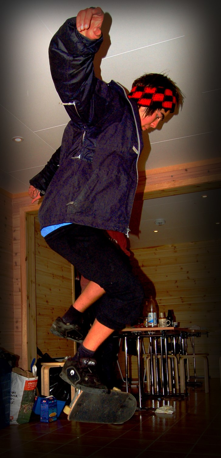 NÄr det började regna så fortsatte sessionen in. Foto: Valter Olsson. Åkare: Benjamin från Norge.