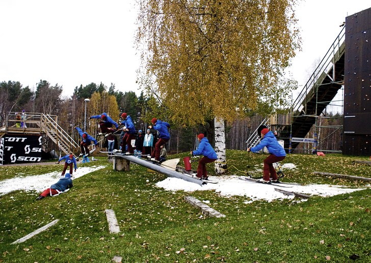 En kreativ måndag i Orsa. Foto: Felix Näs. Åkare: Elias Henderson.
