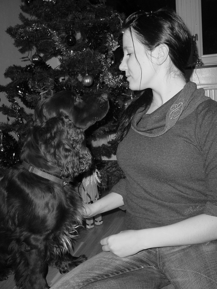 Jag och min Hund . Foto: Teresa Bergdahl.