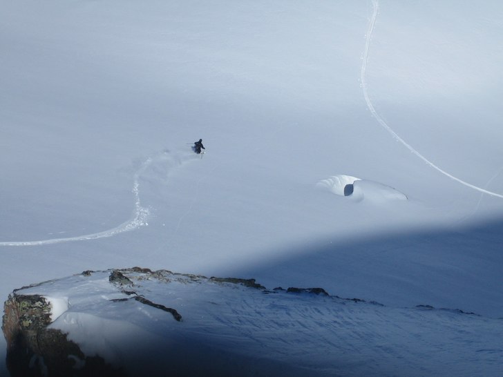 Trevligt åk i Verbier. Foto: Tor Made. Åkare: Andreas.
