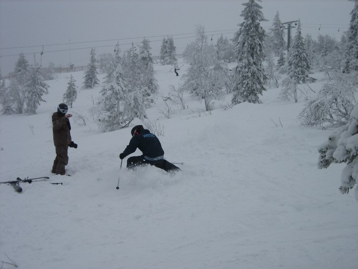 OBS: gammal bild. tyvär ser man inte själva hopp. Foto: Farsan. Åkare: jAg.
