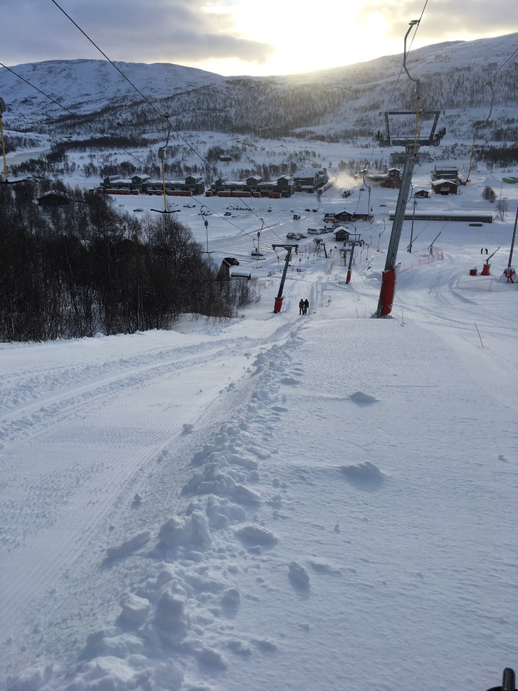 T-heisen er open
Etter ein iherdig innsats i morgo.