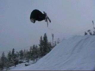 front-flip. Foto: vet itne... Åkare: Dennis Berggren.