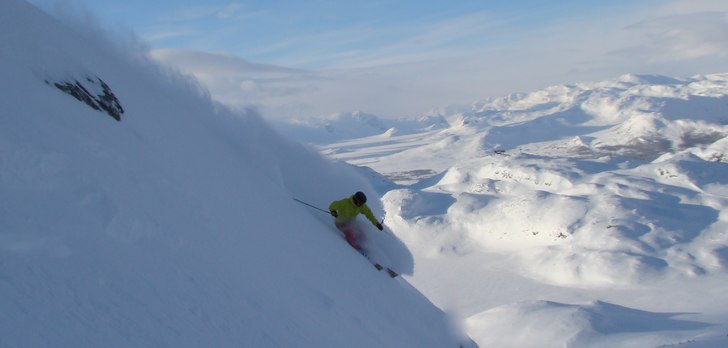 Uppe på Totten. Foto: Markus Zetterberg. Åkare: Jonathan Eklöf.