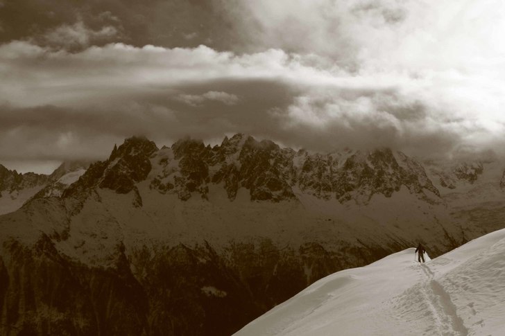 En av många fantastiska dagar på berget!. Foto: Bjarne Sahlen. Åkare: Carl Granlund.