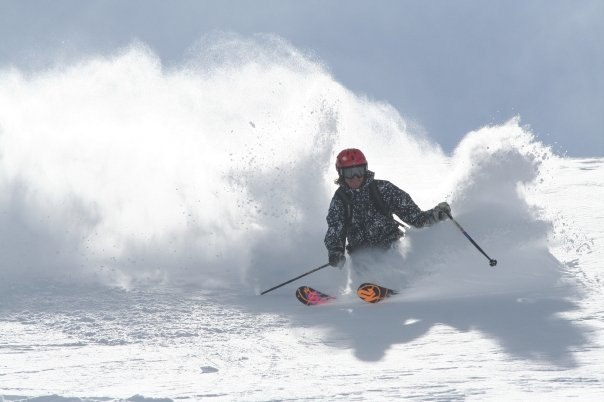 puderåkning. Foto: Peter eklund. Åkare: rasmus mattsson.
