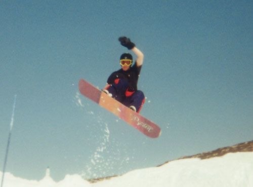 "Naturlig halfpipe" på Trysilfjellet.. Foto: Christian Pettersson. Åkare: Niklas Pettersson.