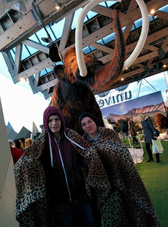 polaren och en mammut och jag.