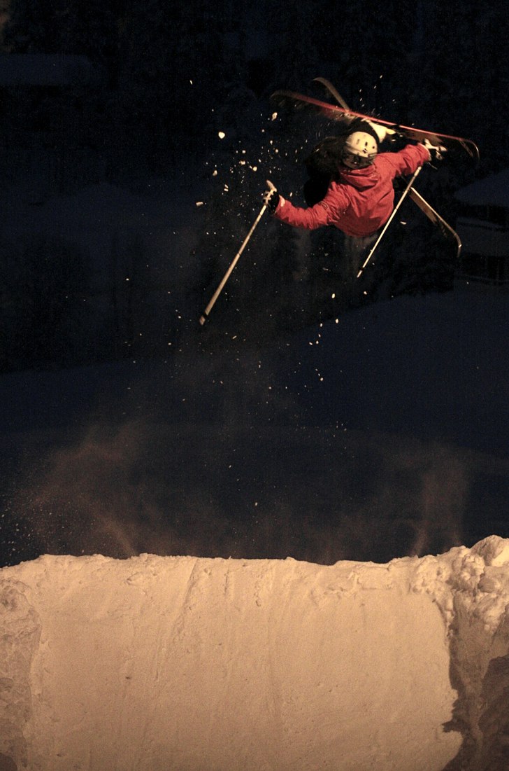 Erik levererar en snurr. Foto: Joakim Hayland. Åkare: Erik Sundström.