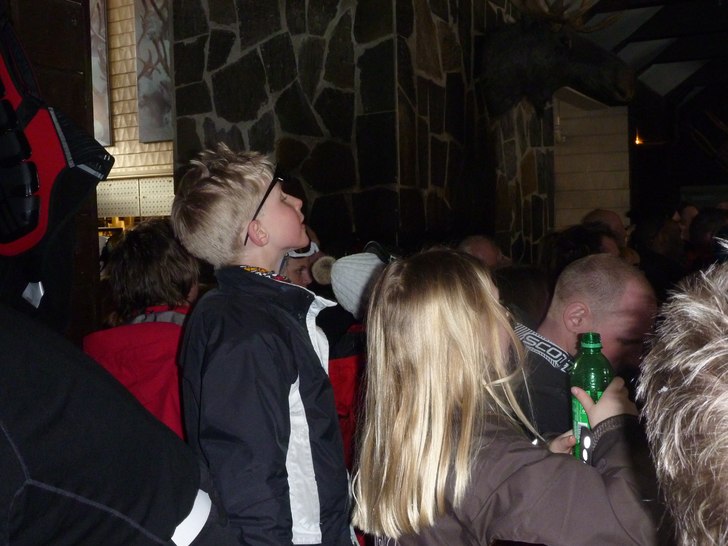 Afterski på fjällgården 2010.