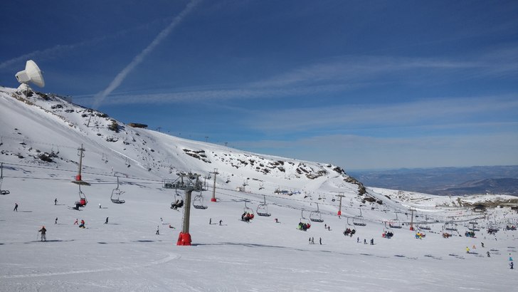 Gröna pister runt Borreguiles..