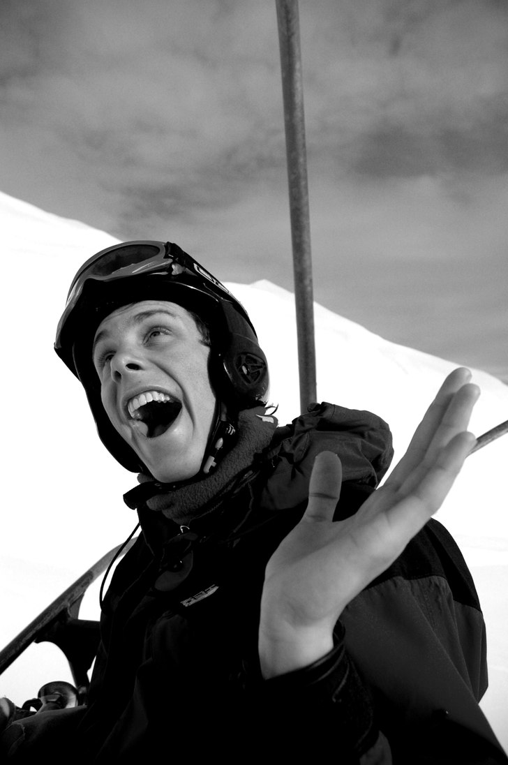 Jag... aspergers- och adhd-inslag i liften. Foto: ERik SVinhufvud. Åkare: Filip Jacobson.