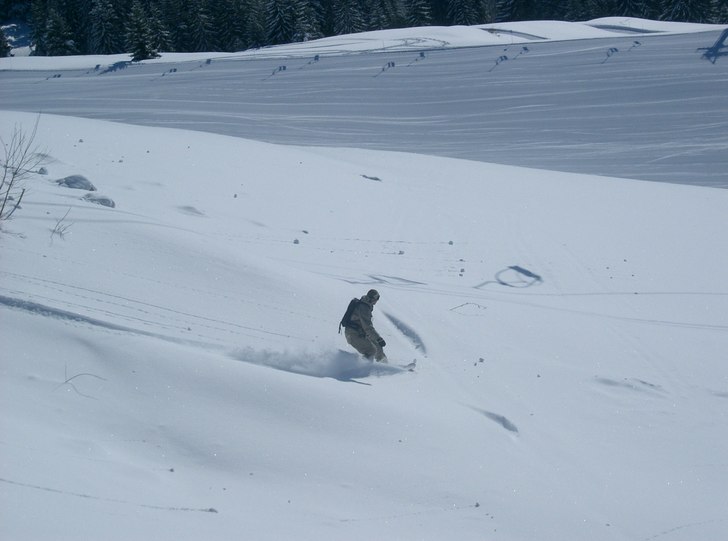 Helt orört under liften. Foto: Maria Hasselqvist. Åkare: Johan Hasselqvist.