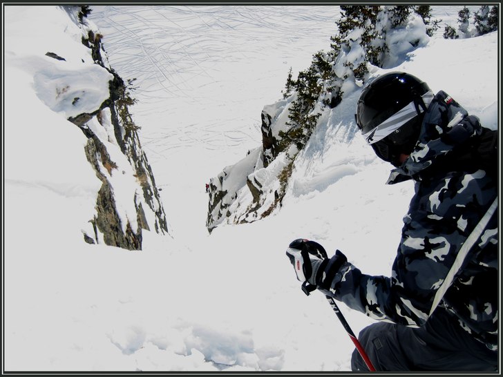 En grymm ränna i brevent som bosse körde två g�. Foto: Nicklas Haglund. Åkare: Bosse liljefors.