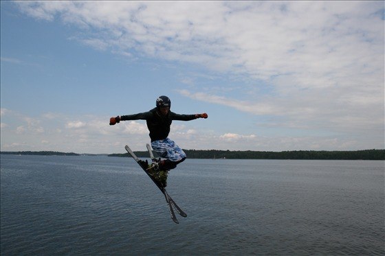 på väg att ta tail . Foto: Felix. Åkare: Jag.