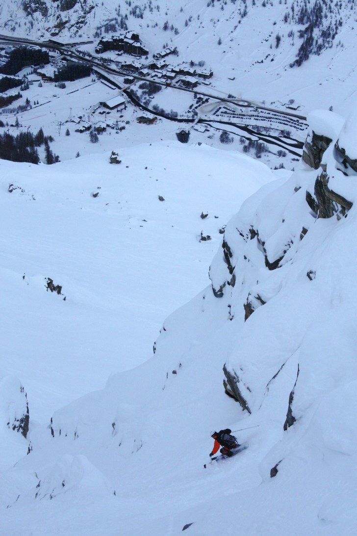 Down to Apreski in Val d'isere. Foto: Tobias. Åkare: christoffer Backman.