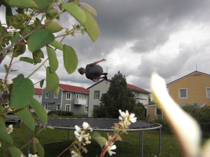 jag chillar med en cork.. Foto: Jocke. Åkare: Jag.