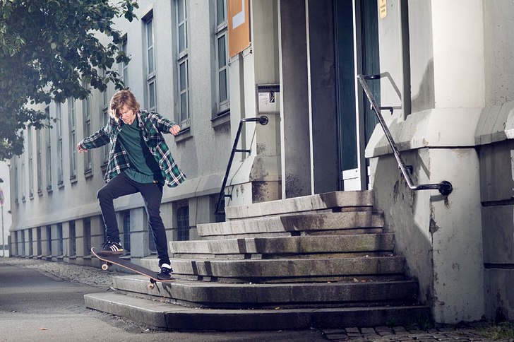 Jimmys crookar trappan.. Foto: Mats Kahlström. Åkare: Jimmy Boström.