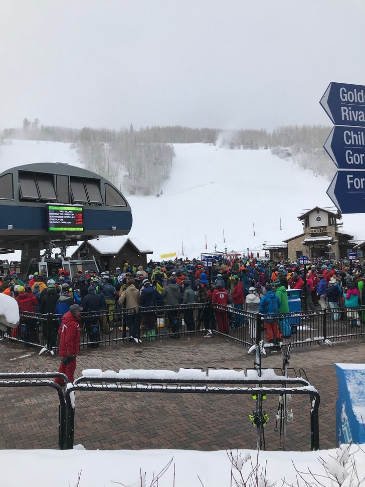 Puderhetskö i Vail.