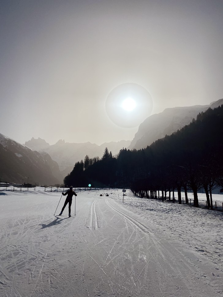 Morgontur mot Fürenalp, Engelberg.