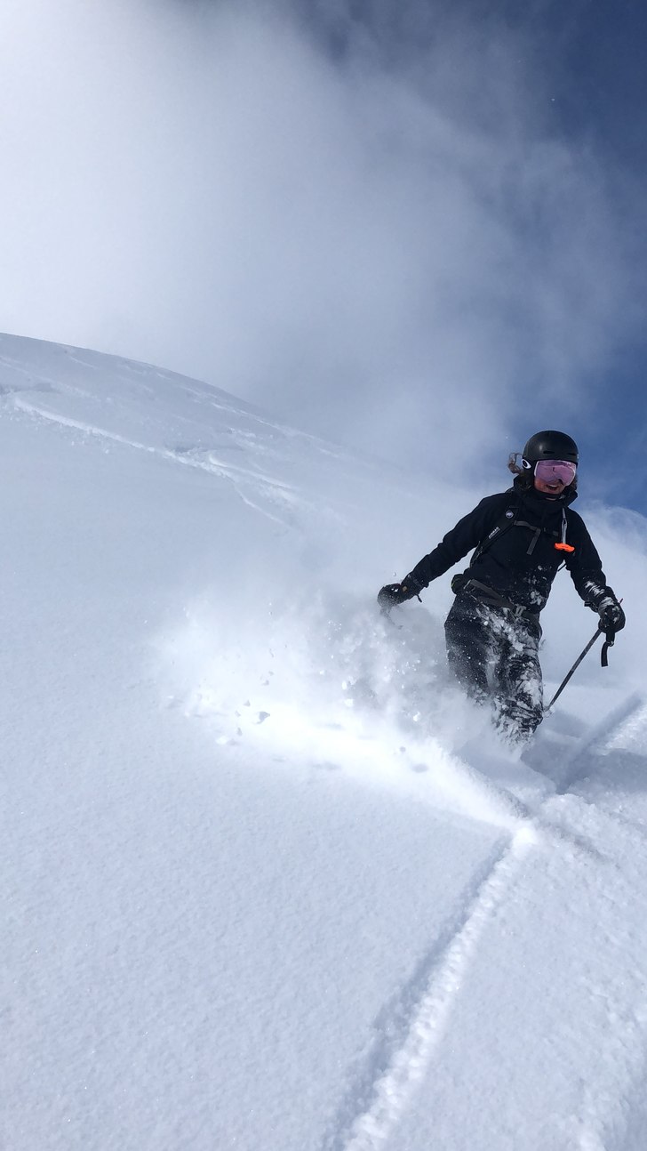 Flydde Norge och hälsade på vår kompis på bild.