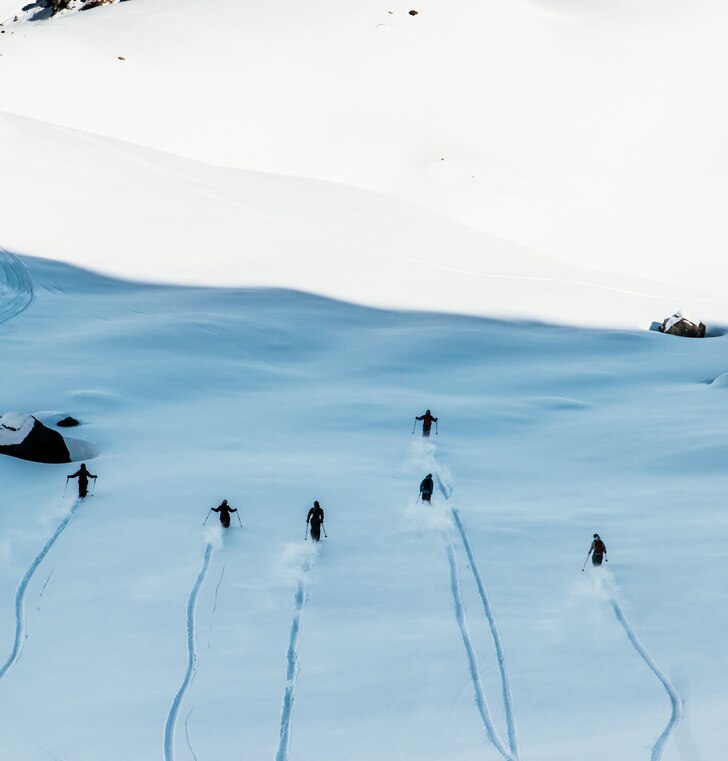 Tillsammans med bästa vännerna på baksidan Mont.