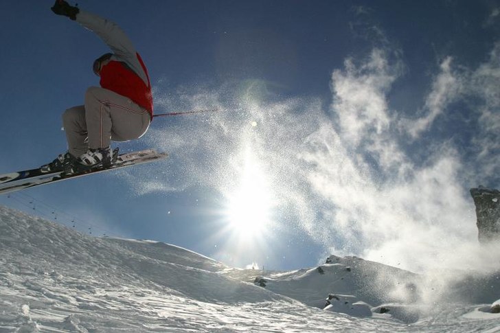 Hittade en offpistrepa vid sockertoppen pʏ. Foto: Jonas Björk. Åkare: Martin Liljenberg.
