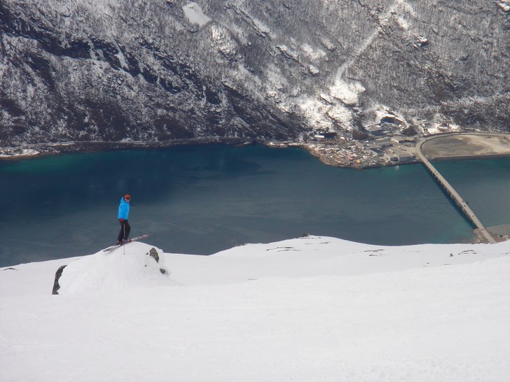 Grym dag i Narvik. Foto: Mikael Lundberg. Åkare: Erik Lundberg.