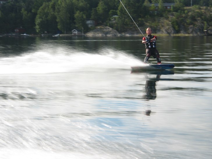 Lite wakie :). Foto: Åsa Andersson. Åkare: Johan Homström.