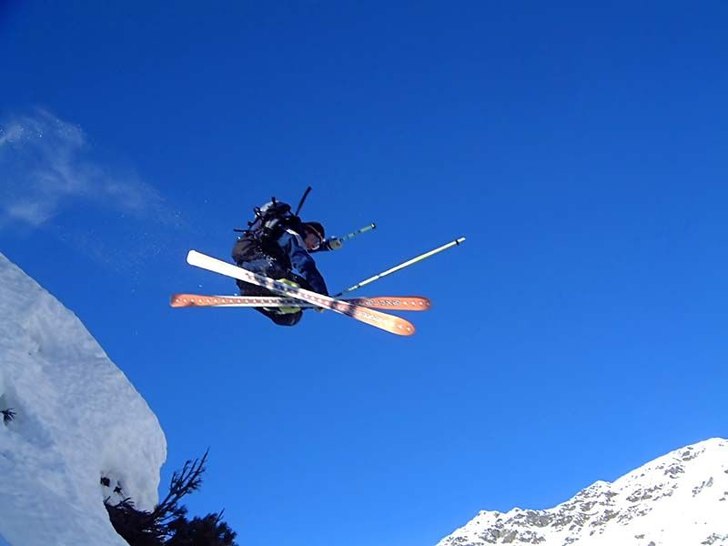 Galtür har kanske inte så många rätt, men den . Foto: Markus Ottosson. Åkare: Sam Alinski.
