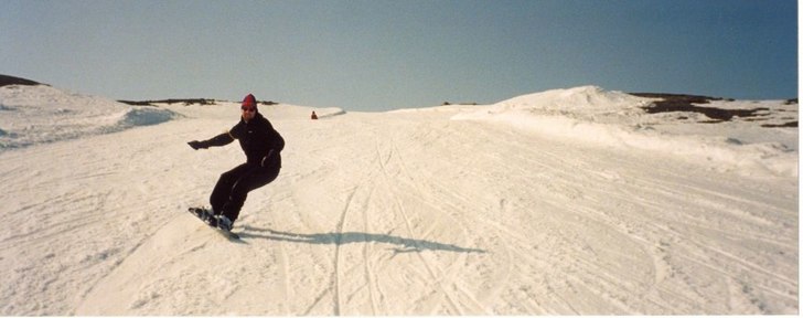 Sen påsk, mjukt i pisten, ingen möjlighet till o. Foto: Syrran. Åkare: Fredrik Ohlsson.