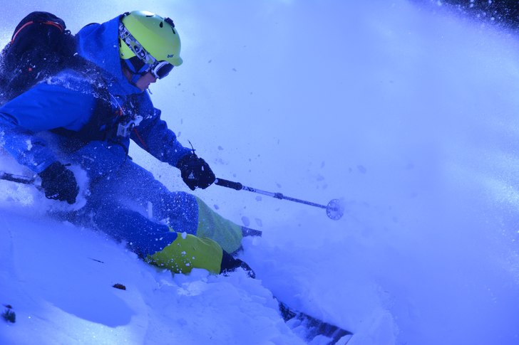 I beavercreek och shreddar puder. Foto:Pål dufva.