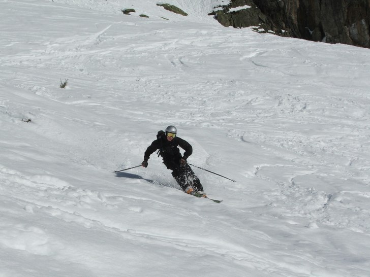 Soft blötsnö.. Foto: Christin Johansson. Åkare: Stefan Jarbring.