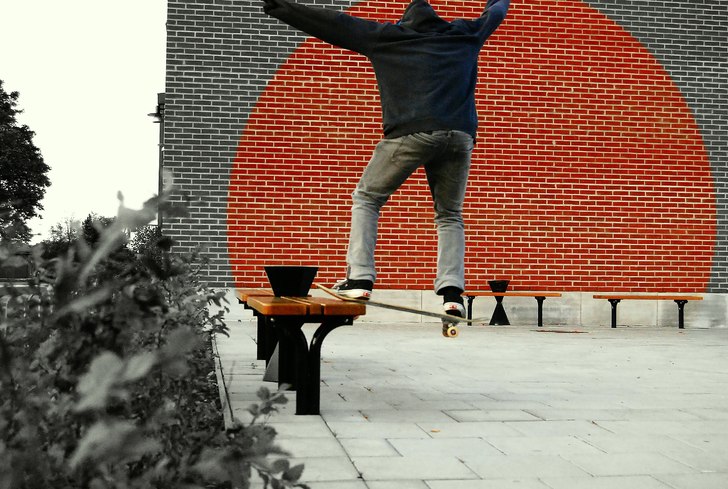 Brukar egentligen inte fotografera, men hade inget. Foto: Martin Almqvist. Åkare: Andreas Woldt.