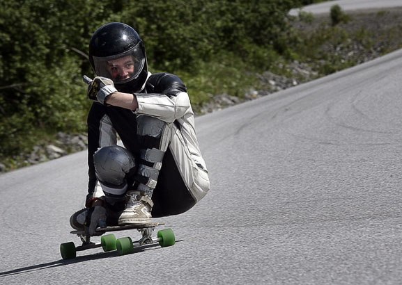 Fuck you im fast.
Tidskvalet under IGSA tävlinge. Foto: Svenne. Åkare: Dan Andersson.