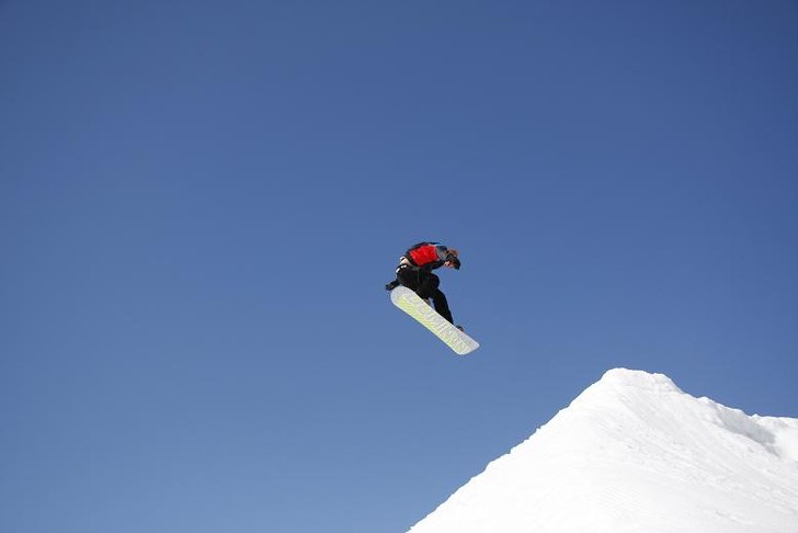 gubbjibb i vårslask. Foto: Olles pappa. Åkare: Dan Andersson.