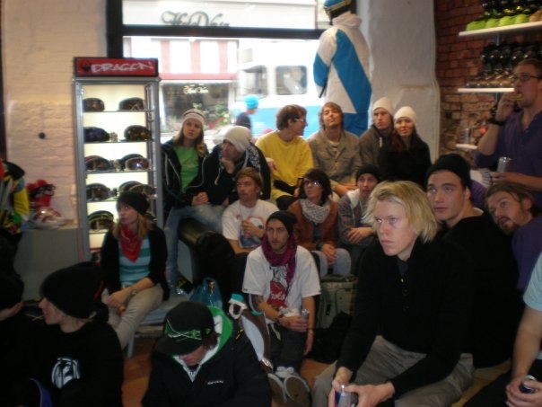 Foto: Michelle Svensson. Åkare: Visningen på Adams Sport tidigare på dagen..