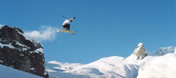 Grymt skönt drop vi hittade vid Hörnli.. Foto: Tobias Karlsson. Åkare: Håkan Karlsson.